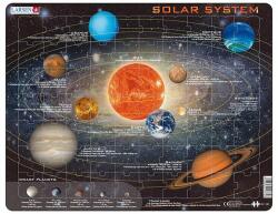 Larsen Puzzle maxi Sistemul solar, orientare tip vedere, 70 de piese, Larsen EduKinder World