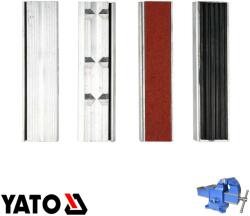 TOYA YT-65007 cserélhető szorítópofa készlet satuba 125 mm (4 pár) (YT-65007)