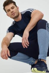 adidas pantaloni de trening barbati, culoarea albastru marin, neted 9BYY-SPM09L_59X
