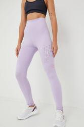 adidas by Stella McCartney leggins de antrenament Truepurpose femei, culoarea violet, neted 9BYY-LGD08U_04X