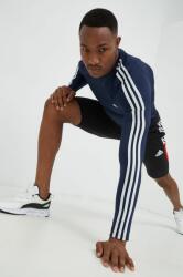 Adidas mânecă lungă de antrenament Techfit 3-stripes , culoarea albastru marin, cu imprimeu 9BYY-BUM036_59X
