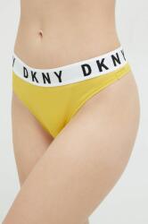DKNY tanga culoarea galben PPY8-BID13S_11X