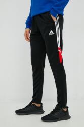 adidas Performance pantaloni de antrenament Messi barbati, culoarea negru, cu imprimeu 9BYY-SPM0AR_99X
