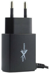 eXtreme USB töltő iPhone 5, 6, 7 2.1A hálózati 140cm kábel (NTC21I)