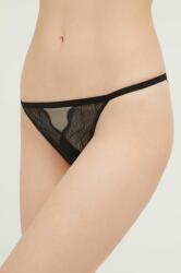 Calvin Klein Underwear chiloti brazilieni culoarea negru, transparent 9BYY-BID0J5_99X