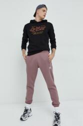 adidas Originals pantaloni de trening barbati, culoarea violet, neted 9BYY-SPM0DE_45X
