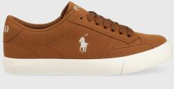 Ralph Lauren sneakers pentru copii culoarea maro 9BYY-OBK09H_82X