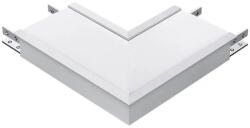 V-TAC ezüst, 70mm L alakú toldó süllyeszthető lineáris LED lámpákhoz 8W természetes fehér - SKU 386 (386)