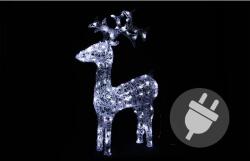 Nexos Decorațiune luminoasă ren de Crăciun - 100 cm, alb rece (XA10957)