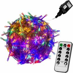 Voltronic Iluminat LED de Crăciun-10 m, 100 LED-uri colorate+controler (30010167)