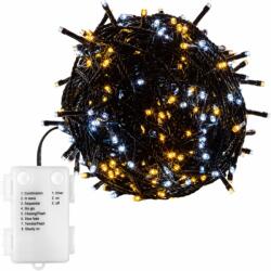 Voltronic Iluminat 50 LED de Crăciun - 5 m, alb cald/rece, pe baterii (30010317)