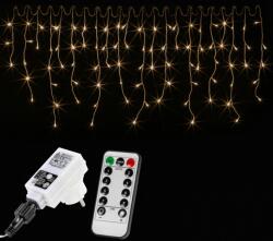 Voltronic Instalație de Crăciun ploaie - 5m, 200 LED, alb cald+controler (30010159)