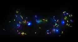 Nexos Crăciun LED sârmă de argint - 60 LED-uri, colorate (BI11548_B)