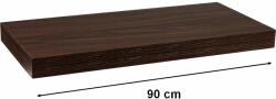 STILISTA Raft de perete STILISTA VOLATO -lemn închis la culoare 90 cm (40070205)