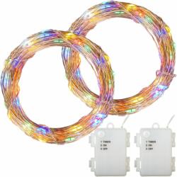 Voltronic Set 2 lanțuri luminoase, 50 LED, multicolor (30010258)