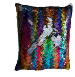 JAHU Husă de pernă cu paiete MAGIC 40 x 40 cm - multicoloră (1200021.08) Lenjerie de pat