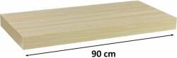 STILISTA Raft de perete STILISTA VOLATO - lemn deschis 90 cm (40070206) Raft