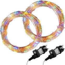 Voltronic Set de 2 bucăți de lanțuri luminoase - 100 LED, multicolor (30010270)