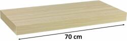 STILISTA Raft de perete STILISTA Volato - culoarea lemnului deschis 70 cm (40070195)