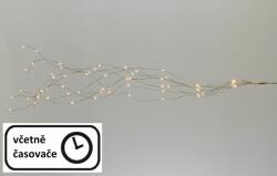 Nexos Lumini decorative de Crăciun - fire, 64 LED-uri, alb cald (BI11022_W)