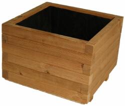 Tonap Jardinieră pătrată Thermowood 42x42x31 cm pentru terasă (1KVT2)