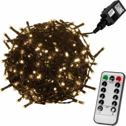 Voltronic Lumini de Crăciun 5 m, 50 LED-uri, alb cald, cablu verde (30010186)
