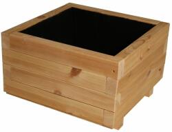 Tonap Ghiveci de flori din lemn Flor - 46 x 46 x 29 cm (1KV1)