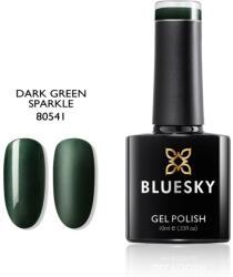 Bluesky 80541 Dark Green Sparkle tartós shimmeres palackzöld géllakk
