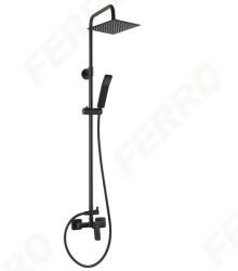  Vitto VerdeLine - Sistem de dus cu baterie perete dus, negru (NP81-BVI7UVL-BL)