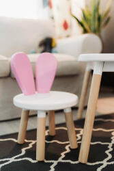 Bubuland Pink Bunny - Scaun pentru copii Iepuras Roz