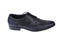 Lucianis style Pantofi barbati eleganti, din piele naturala, Bleumarin, CIUCALETI SHOES - TEST27 - ellegant