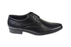 Rusay Pantofi barbati eleganti, din piele naturala, Negru, CIUCALETI SHOES - TEST26 - ellegant