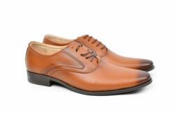 Lucianis style Pantofi barbati eleganti casual din piele naturala, de culoare maro - CIOCSTEFM - ellegant