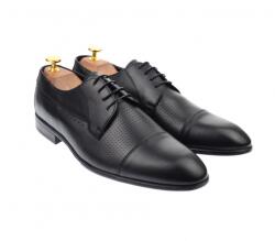 Lucas Shoes Pantofi barbati office, eleganti, negri, din piele naturala 709NEGRU - ellegant