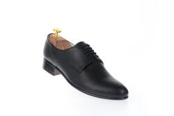 NIC-MAR Pantofi barbati office, eleganti din piele naturala de culoare neagra , COD PRODUS - NIC211SIRNP - ellegant