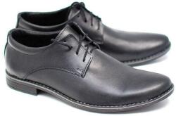 Lucianis style Pantofi negri barbati casual - eleganti din piele naturala EZELBOXNSIRET - ellegant