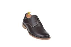 Lucianis style Pantofi barbati, model casual-elegant, din piele naturala, maro box - 859M - ellegant