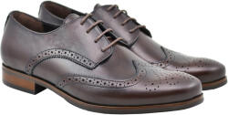Ciucaleti Shoes Pantofi barbati de gala, eleganti din piele naturala maro Derby SIRML21 - ellegant