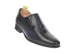 Lucianis style Pantofi barbati eleganti din piele naturala, cu elastic - 889BLM