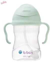 B. Box B. Box, Gelato, cana cu pai si manere, verde-menta, 240 ml Set pentru masa bebelusi