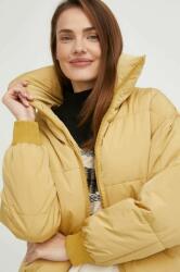 Answear Lab rövid kabát női, sárga, téli, oversize - sárga M