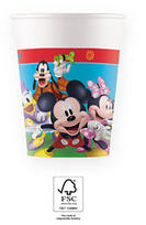 Mickey Rock the House papírpohár - 200 ml, 8 db / csomag (93823)