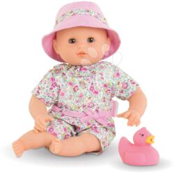 Corolle Játékbaba fürdéshez Bébé Bath Coralie Corolle barna pislogó szemekkel és kacsával 30 cm 18 hó-tól (CO100600)