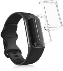 kwmobile Set 2 Huse pentru Fitbit Charge 5, Kwmobile, Transparent, Silicon, 56385.02 (56385.02)