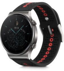 kwmobile Curea pentru Huawei Watch GT 2 Pro/Watch GT 2 (46mm), Kwmobile, Negru, Silicon, 58462.01 (58462.01)