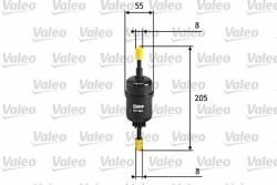 VALEO filtru combustibil VALEO 587023 (587023) - automobilus