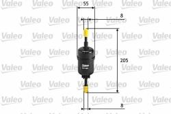VALEO filtru combustibil VALEO 587023 - automobilus