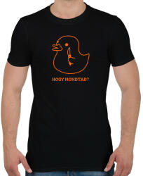 printfashion Hogy mondtad - Férfi póló - Fekete (10484216)