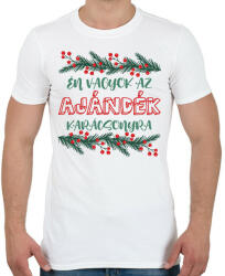 printfashion Én vagyok az ajándék - Férfi póló - Fehér (10206939)