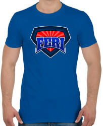 printfashion FERI - Férfi póló - Királykék (10426412)